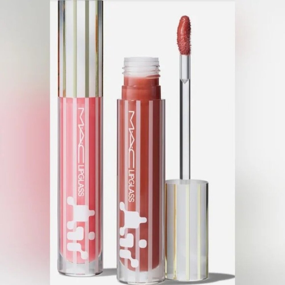 MAC Cosmetics Nightmode Gloss Lipglass Air Duo Snobbish / Casual NEW in BOX - Picture 12 of 13